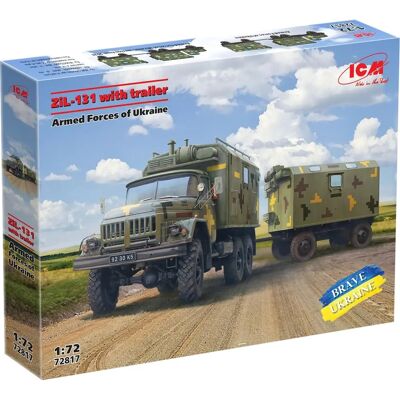ICM ZiL-131 Militärmodellbausatz - Maßstab 1:72 ICM ZiL-131 Militärmodellbausatz - Maßstab 1:72
