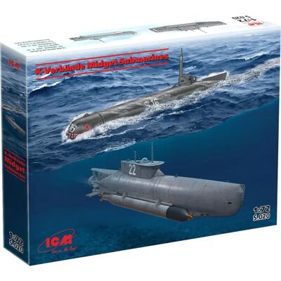 ICM K-Verbände Midget U-Boote 1:72 - Militärmodellbausatz ICM K-Verbände Midget U-Boote 1:72 - Militärmodellbausatz