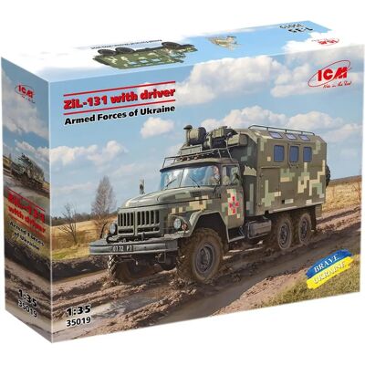 Kit modello ZiL-131 dell'Ucraina - Scala 1:35 - Veicolo militare Kit modello ZiL-131 dell'Ucraina - Scala 1:35 - Veicolo militare