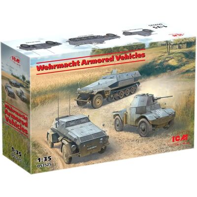 Kit Modello Wehrmacht Veicoli Blindati - Scala 1:35 - Modello Militare Kit Modello Wehrmacht Veicoli Blindati - Scala 1:35 - Modello Militare