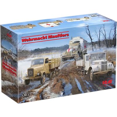 ICM Wehrmacht Maultiers 1:35 - Militärmodellbausatz ICM Wehrmacht Maultiers 1:35 - Militärmodellbausatz