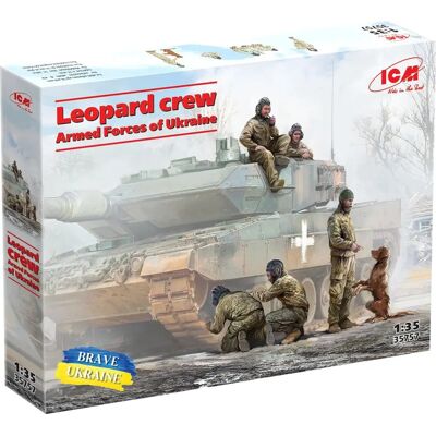 ICM Leopard Crew Ukrainischer Panzer Bausatz - Militär Maßstab 1:35 ICM Leopard Crew Ukrainischer Panzer Bausatz - Militär Maßstab 1:35