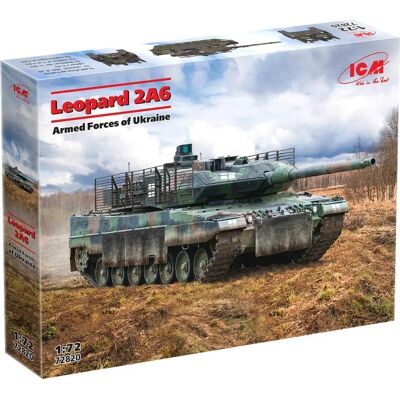 ICM Leopard 2A6 Armee der Ukraine Modellbausatz - 72820 ICM Leopard 2A6 Armee der Ukraine Modellbausatz - 72820