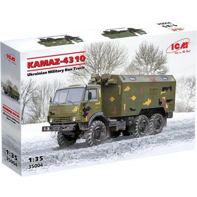 Icm 35004 Ukrainisches Militär-Box-Lkw - Modellbausatz Icm 35004 Ukrainisches Militär-Box-Lkw - Modellbausatz
