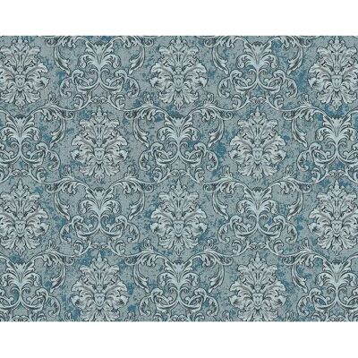 EDEM Versailles Baroque Goffré Papier Peint Turquoise Argent Teal - Papier Peint - Publicité EDEM Versailles Baroque Goffré Papier Peint Turquoise Argent Teal - Papier Peint - Publicité
