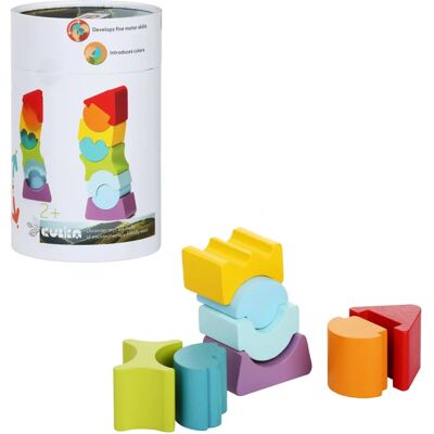 Cubika 12718 Stapelturm - Holz Eco Spielzeug für Kinder Cubika 12718 Stapelturm - Holz Eco Spielzeug für Kinder