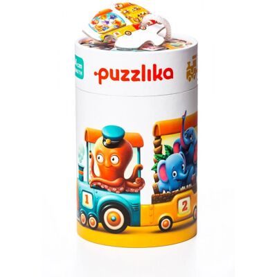 Cubika 13050 Puzzle Zug Lernspielzeug - 20 Stück Cubika 13050 Puzzle Zug Lernspielzeug - 20 Stück