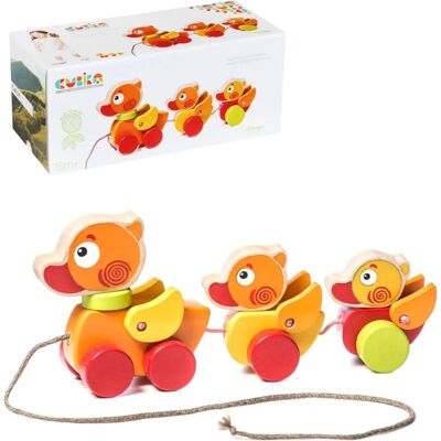 Cubika Holz-Zugspielzeug - Montessori Lernspielzeug - Baby Geschenk Cubika Holz-Zugspielzeug - Montessori Lernspielzeug - Baby Geschenk