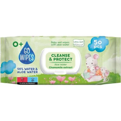 GoWipes Kamille Babydoekjes - 50 stuks GoWipes Kamille Babydoekjes - 50 stuks