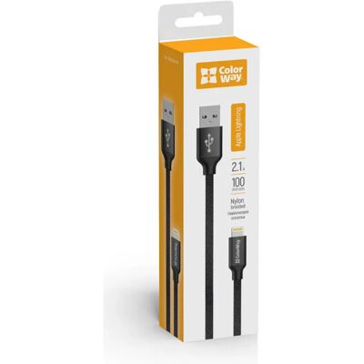 Apple Lightning Kabel - 1m Schwarz - Schnelles Laden & Daten Apple Lightning Kabel - 1m Schwarz - Schnelles Laden & Daten
