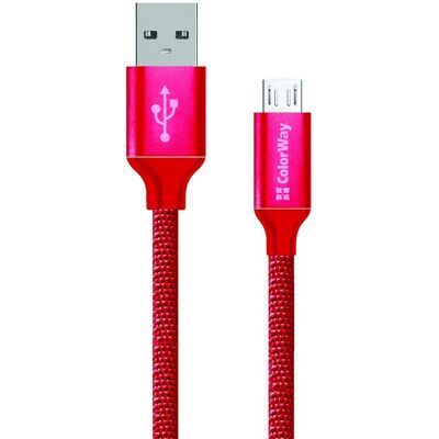 Colorway CW-CBUM002-RD USB Kabel - USB 2.0 - 1m - Rot Colorway CW-CBUM002-RD USB Kabel - USB 2.0 - 1m - Rot