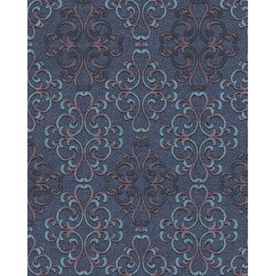 EDEM Blue Purple Black Baroque Wallpaper - 0.53x10.05m EDEM Blue Purple Black Baroque Wallpaper - 0.53x10.05m