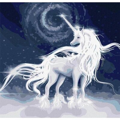 Ideyka Malset Weißes Einhorn 50x50cm - Malset Ideyka Malset Weißes Einhorn 50x50cm - Malset