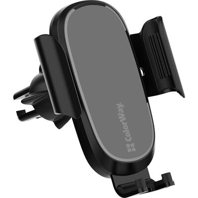 Caricatore wireless per auto Air Vent di Colorway - 15W CW-CHAW038Q-BK Caricatore wireless per auto Air Vent di Colorway - 15W CW-CHAW038Q-BK