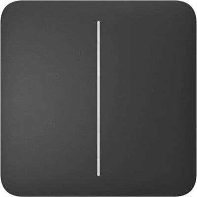 Ajax SoloButton 2-Gang Graphite - Panneau de commutateur lumineux - Publicité Ajax SoloButton 2-Gang Graphite - Panneau de commutateur lumineux - Publicité