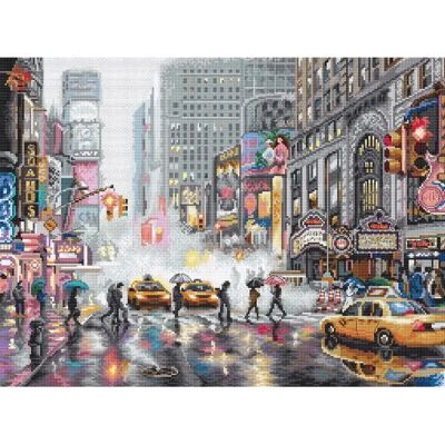 New York korsstygnsset - 40x30cm - 56 färger New York korsstygnsset - 40x30cm - 56 färger