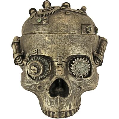 Design Toscano CL6067 - Steampunk-Schädel Vase - Vase Design Toscano CL6067 - Steampunk-Schädel Vase - Vase