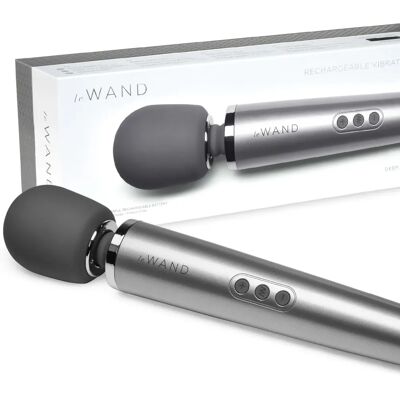 Le Wand Latausvibrantti Hierontalaite - harmaa Le Wand Latausvibrantti Hierontalaite - harmaa