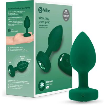 b-Vibe Jewel L - Vibromasseur Anal avec Télécommande - Plug Anal b-Vibe Jewel L - Vibromasseur Anal avec Télécommande - Plug Anal