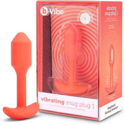 b-Vibe Snug Plug 1 - Vibratore Anale - 10 cm b-Vibe Snug Plug 1 - Vibratore Anale - 10 cm