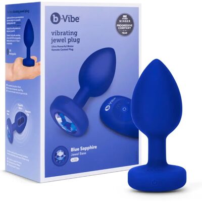 B-Vibe Jewel Plug XL Azul - Vibrador, Plug Anal, 11,5cm B-Vibe Jewel Plug XL Azul - Vibrador, Plug Anal, 11,5cm