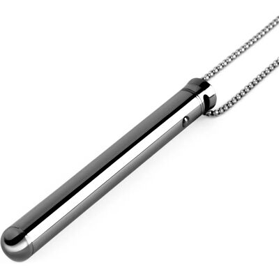 Le Wand Necklace Vibe mit Kette schwarz Stahl Le Wand Necklace Vibe mit Kette schwarz Stahl