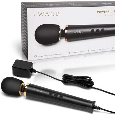 Le Wand Tehokas Petite Plug-In Värisevä Hieroja musta Le Wand Tehokas Petite Plug-In Värisevä Hieroja musta