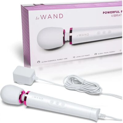 Le Wand Powerful Petite Plug-In Vibrating Massager - Hierontalaite Le Wand Powerful Petite Plug-In Vibrating Massager - Hierontalaite