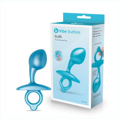 B-Vibe Blue Anal Plug - Anal Plug - Silicone, 3.4cm dia, 10.7cm B-Vibe Blue Anal Plug - Anal Plug - Silicone, 3.4cm dia, 10.7cm