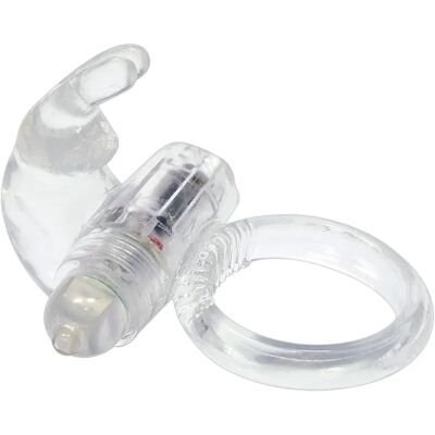 Seven Creations Rabbit Vibrating Ring Transparent - Vibrátorový kroužek Seven Creations Rabbit Vibrating Ring Transparent - Vibrátorový kroužek