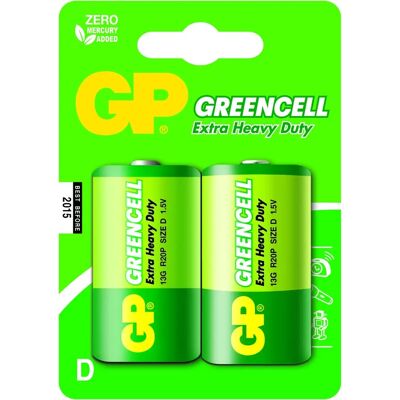 GP Batteries D Cloruro de Zinc 1.5V - Batería GP Batteries D Cloruro de Zinc 1.5V - Batería