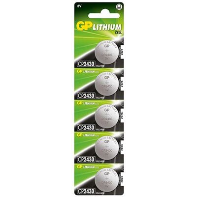 GP Lítiumgombelemek CR2430 - 5 darab GP Lítiumgombelemek CR2430 - 5 darab