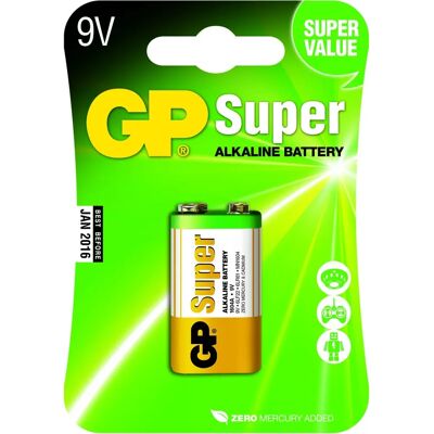Batteria alcalina GP 9V / 6LR61 - Batteria Batteria alcalina GP 9V / 6LR61 - Batteria