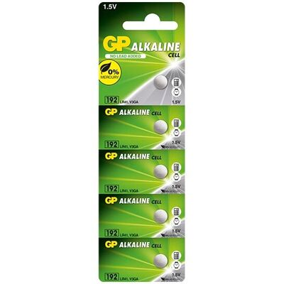 GP Batteries Alkalische Zelle 192F - Batterie, 5 Stk. GP Batteries Alkalische Zelle 192F - Batterie, 5 Stk.