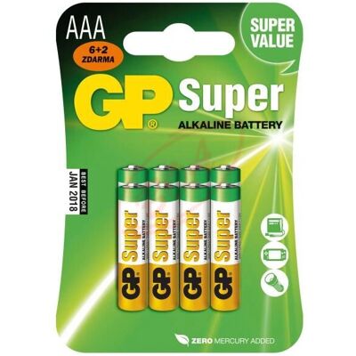 GP Batteries B13118 Batteria Alcalina Monouso AAA GP Batteries B13118 Batteria Alcalina Monouso AAA