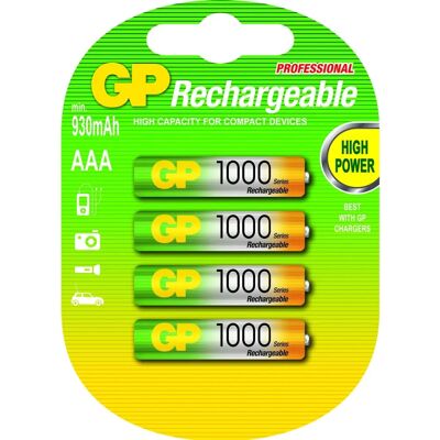 GP Batteries AAA NiMH újratölthető akkumulátor - Újratölthető akkumulátor GP Batteries AAA NiMH újratölthető akkumulátor - Újratölthető akkumulátor