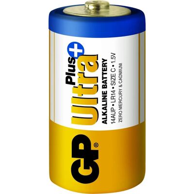 GP Batterien Ultra Plus Alkalina C - Zuverlässige Energie, 1,5V GP Batterien Ultra Plus Alkalina C - Zuverlässige Energie, 1,5V