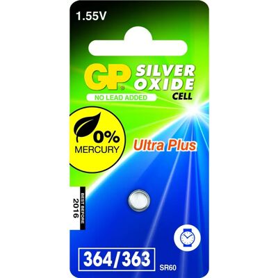 Pile d'oxyde d'argent GP Batteries SR60 - Pile - Publicité Pile d'oxyde d'argent GP Batteries SR60 - Pile - Publicité