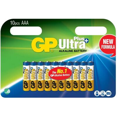 Piles alcalines AAA GP Batteries Ultra Plus - Publicité Piles alcalines AAA GP Batteries Ultra Plus - Publicité