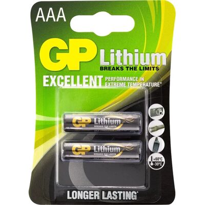 GP Batteries Lithium AAA Mikro - Batterien GP Batteries Lithium AAA Mikro - Batterien