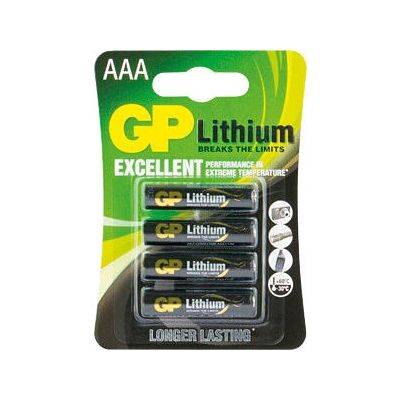 GP Batteries Lithium 103173 Battery - Long-lasting AAA Lithium GP Batteries Lithium 103173 Battery - Long-lasting AAA Lithium