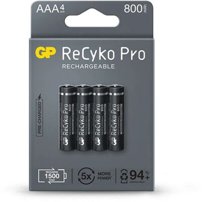 GP Batteries B22184 Rechargeable AAA NiMH - Pile domestique - Publicité GP Batteries B22184 Rechargeable AAA NiMH - Pile domestique - Publicité