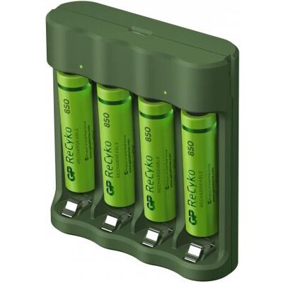 Cargador de baterías recargables GP Batteries B42180AAAHC-2B4 - Hogar Cargador de baterías recargables GP Batteries B42180AAAHC-2B4 - Hogar