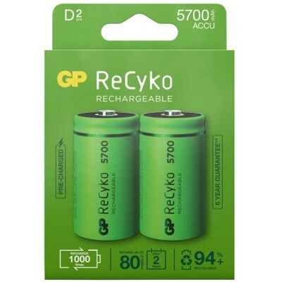 GP Batteries D NiMH Uudelleenladettava Paristo - Uudelleenladettava NiMH D Paristo GP Batteries D NiMH Uudelleenladettava Paristo - Uudelleenladettava NiMH D Paristo