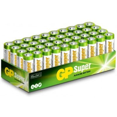 GP Batterien 15A LR6 AA Alkaline Batterie - Packung 40 GP Batterien 15A LR6 AA Alkaline Batterie - Packung 40