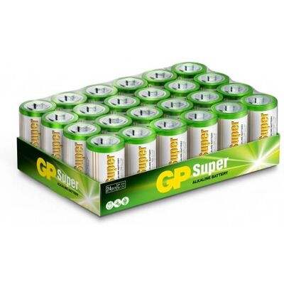 GP Batterien LR14 Alkalisch 1,5V - Batterie (24 stk) - Einweg GP Batterien LR14 Alkalisch 1,5V - Batterie (24 stk) - Einweg