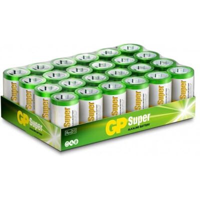 GP Batteries LR20 - Hochkapazitäts 1,5V Batterie - 24er Pack GP Batteries LR20 - Hochkapazitäts 1,5V Batterie - 24er Pack