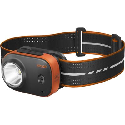 GP Xplor PHR16 Ultra Kompakte Stirnlampe - Schwarz - Kopfband GP Xplor PHR16 Ultra Kompakte Stirnlampe - Schwarz - Kopfband