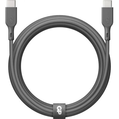 Câble USB-C GP Batteries CC2P - 2m - Noir - Publicité Câble USB-C GP Batteries CC2P - 2m - Noir - Publicité