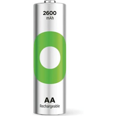 GP Batteries GP Batterie Rechargeable ReCyko 2600 AA - 2 pcs - Rechargeable - Publicité GP Batteries GP Batterie Rechargeable ReCyko 2600 AA - 2 pcs - Rechargeable - Publicité